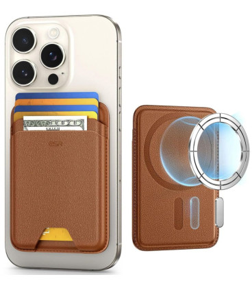 Rudas kortelių dėklas "ESR Classic Rfid Magnetic Wallet"