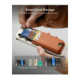 Rudas kortelių dėklas "ESR Classic Rfid Magnetic Wallet"