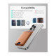 Rudas kortelių dėklas "ESR Classic Rfid Magnetic Wallet"