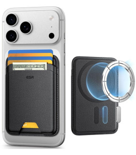 Juodas kortelių dėklas "ESR Classic Rfid Magnetic Wallet"
