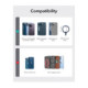 Rudas kortelių dėklas "ESR Classic Rfid Magnetic Wallet Stand"