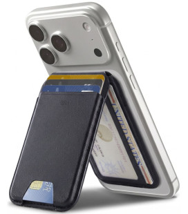 Juodas kortelių dėklas "ESR Classic Rfid Magnetic Wallet Stand"