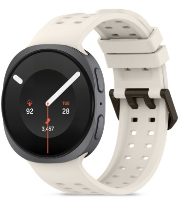 Smėlio spalvos apyrankė Samsung Galaxy Watch 8 / 9 / Classic (40 / 44 / 46 mm) "Tech-Protect Silicone Air"