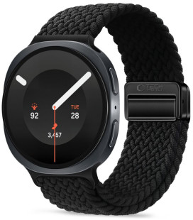 Juoda apyrankė Samsung Galaxy Watch 8 / 9 / Classic (40 / 44 / 46 mm) "Tech-Protect NylonMag"