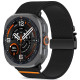 Juoda apyrankė Samsung Galaxy Watch Ultra 1 / 2 2024-2026 (47 mm) "Tech-Protect Nylon Clasp"
