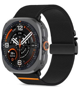 Juoda apyrankė Samsung Galaxy Watch Ultra 1 / 2 2024-2026 (47 mm) "Tech-Protect Nylon Clasp"