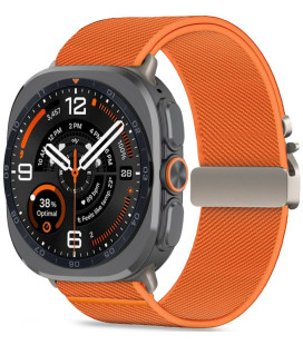 Oranžinė apyrankė Samsung Galaxy Watch Ultra 1 / 2 2024-2026 (47 mm) "Tech-Protect Nylon Clasp"