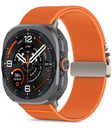 Oranžinė apyrankė Samsung Galaxy Watch Ultra 1 / 2 2024-2026 (47 mm) "Tech-Protect Nylon Clasp"