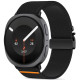 Juoda apyrankė Samsung Galaxy Watch 8 / 9 / Classic (40 / 44 / 46 mm) "Tech-Protect Nylon Clasp"