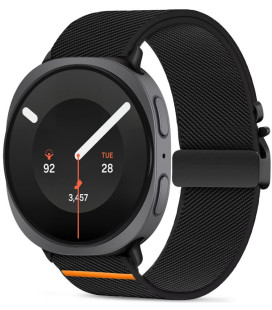 Juoda apyrankė Samsung Galaxy Watch 8 / 9 / Classic (40 / 44 / 46 mm) "Tech-Protect Nylon Clasp"
