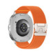 Oranžinė apyrankė Samsung Galaxy Watch 8 / 9 / Classic (40 / 44 / 46 mm) "Tech-Protect Nylon Clasp"