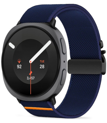 Mėlyna apyrankė Samsung Galaxy Watch 8 / 9 / Classic (40 / 44 / 46 mm) "Tech-Protect Nylon Clasp"