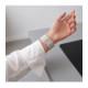 Smėlio spalvos (Startlight) apyrankė Samsung Galaxy Watch 8 / 9 / Classic (40 / 44 / 46 mm) "Tech-Protect Nylon Clasp"