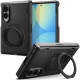 Juodas dėklas Samsung Galaxy Z Fold 8 telefonui "Spigen Slim Armor Pro S Magsafe"