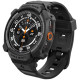 Matinis juodas dėklas - apyrankė Samsung Galaxy Watch Ultra 2 2026 (47 mm) laikrodžiui "Spigen Rugged Armor Pro"