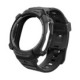 Matinis juodas dėklas - apyrankė Samsung Galaxy Watch Ultra 2 2026 (47 mm) laikrodžiui "Spigen Rugged Armor Pro"