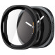 Juodas dėklas Samsung Galaxy Watch 8 / 9 (44 mm) laikrodžiui "Spigen Thin Fit 360"