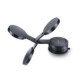 Juodas automobilinis telefono laikiklis "Spigen MFT35-1 Magnetic Magsafe Dash&Wind"
