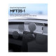 Juodas automobilinis telefono laikiklis "Spigen MFT35-1 Magnetic Magsafe Dash&Wind"