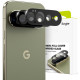 Juoda kameros apsauga Google Pixel 11 Pro XL telefonui "Ringke Camera Full Cover 2-Pack"