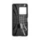 Matinis juodas dėklas Sony Xperia 1 VIII telefonui "Spigen Rugged Armor"