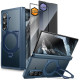 Mėlynas (Aramid) dėklas Samsung Galaxy Z Fold 8 Ultra telefonui "Supcase UB Aero Magsafe 2-Set"