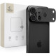 Juoda kameros apsauga Apple iPhone 18 Pro Max telefonui "Tech-Protect CamAlloy Fit+"