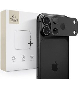 Juoda kameros apsauga Apple iPhone 18 Pro Max telefonui "Tech-Protect CamAlloy Fit+"