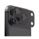 Juoda kameros apsauga Apple iPhone 18 Pro Max telefonui "Tech-Protect CamAlloy Fit+"