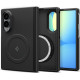 Juodas dėklas Samsung Galaxy Z Fold 8 telefonui "Spigen Airskin Aramid Magsafe"