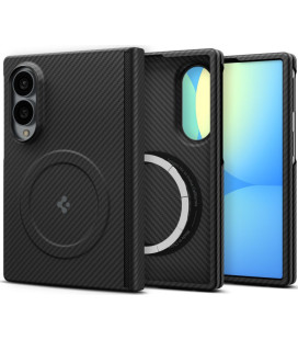 Juodas dėklas Samsung Galaxy Z Fold 8 telefonui "Spigen Airskin Aramid Magsafe"