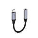 Pilkas audio adapteris USB-C - 3.5mm DAC "Tech-Protect Ultraboost"