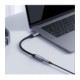 Pilkas audio adapteris USB-C - 3.5mm DAC "Tech-Protect Ultraboost"