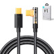 Juodas USB-C - USB-C L 100W 120cm laidas "Joyroom Gaming Cable S-CC100A6"