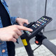Juodas metalinis telefono laikiklis dviračiui / paspirtukui "Wozinsky Metal Holder WBHBK3"