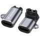 Pilkas USB-C - Garmin laikrodžių adapteris "Wozinsky WAYGS1"