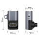 Pilkas USB-C - Garmin laikrodžių adapteris "Wozinsky WAYGS1"