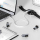 Pilkas USB-C - Garmin laikrodžių adapteris "Wozinsky WAYGS1"