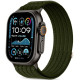 Žalia (Military) apyrankė Apple Watch 8 / 9 / 10 / 11 / SE / Ultra (44 / 45 / 46 / 49 mm) laikrodžiui "Tech-Protect Nylon Sport"