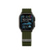 Žalia (Military) apyrankė Apple Watch 8 / 9 / 10 / 11 / SE / Ultra (44 / 45 / 46 / 49 mm) laikrodžiui "Tech-Protect Nylon Sport"