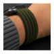 Žalia (Military) apyrankė Apple Watch 8 / 9 / 10 / 11 / SE / Ultra (44 / 45 / 46 / 49 mm) laikrodžiui "Tech-Protect Nylon Sport"