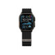 Juoda apyrankė Apple Watch 8 / 9 / 10 / 11 / SE / Ultra (44 / 45 / 46 / 49 mm) laikrodžiui "Tech-Protect Nylon Sport"