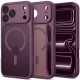 Matinis Bordo (Dark Cherry) dėklas Apple iPhone 17 Pro / 18 Pro telefonui "Tech-Protect BasicMag Magsafe"