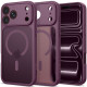 Matinis Bordo (Dark Cherry) dėklas Apple iPhone 17 Pro Max / 18 Pro Max telefonui "Tech-Protect BasicMag Magsafe"