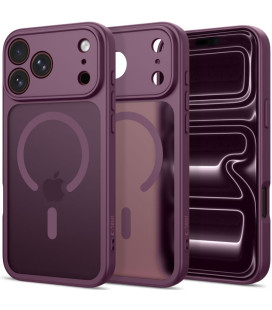 Matinis Bordo (Dark Cherry) dėklas Apple iPhone 17 Pro Max / 18 Pro Max telefonui "Tech-Protect BasicMag Magsafe"