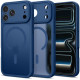 Matinis mėlynas dėklas Apple iPhone 17 Pro Max / 18 Pro Max telefonui "Tech-Protect BasicMag Magsafe"