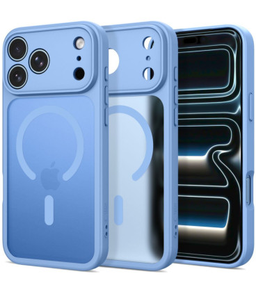 Matinis šviesiai mėlynas dėklas Apple iPhone 17 Pro Max / 18 Pro Max telefonui "Tech-Protect BasicMag Magsafe"