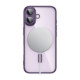 Levandos spalvos / skaidrus dėklas Apple iPhone 17 telefonui "Tech-Protect MagFlex Magsafe"