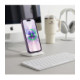 Levandos spalvos / skaidrus dėklas Apple iPhone 17 telefonui "Tech-Protect MagFlex Magsafe"