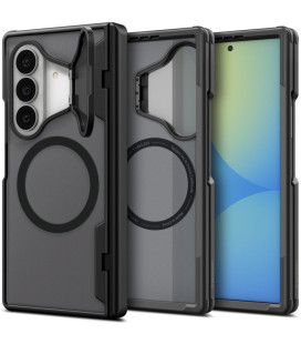 Juodas dėklas Samsung Galaxy Z Fold 8 Ultra telefonui "Spigen Optik Armor Pro Magsafe"